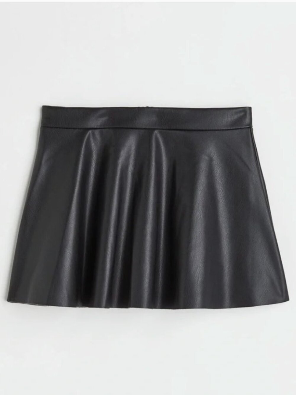 Toddlers Faux Leather A-Lined Skirt w/ Adjustable Waistband | H&M